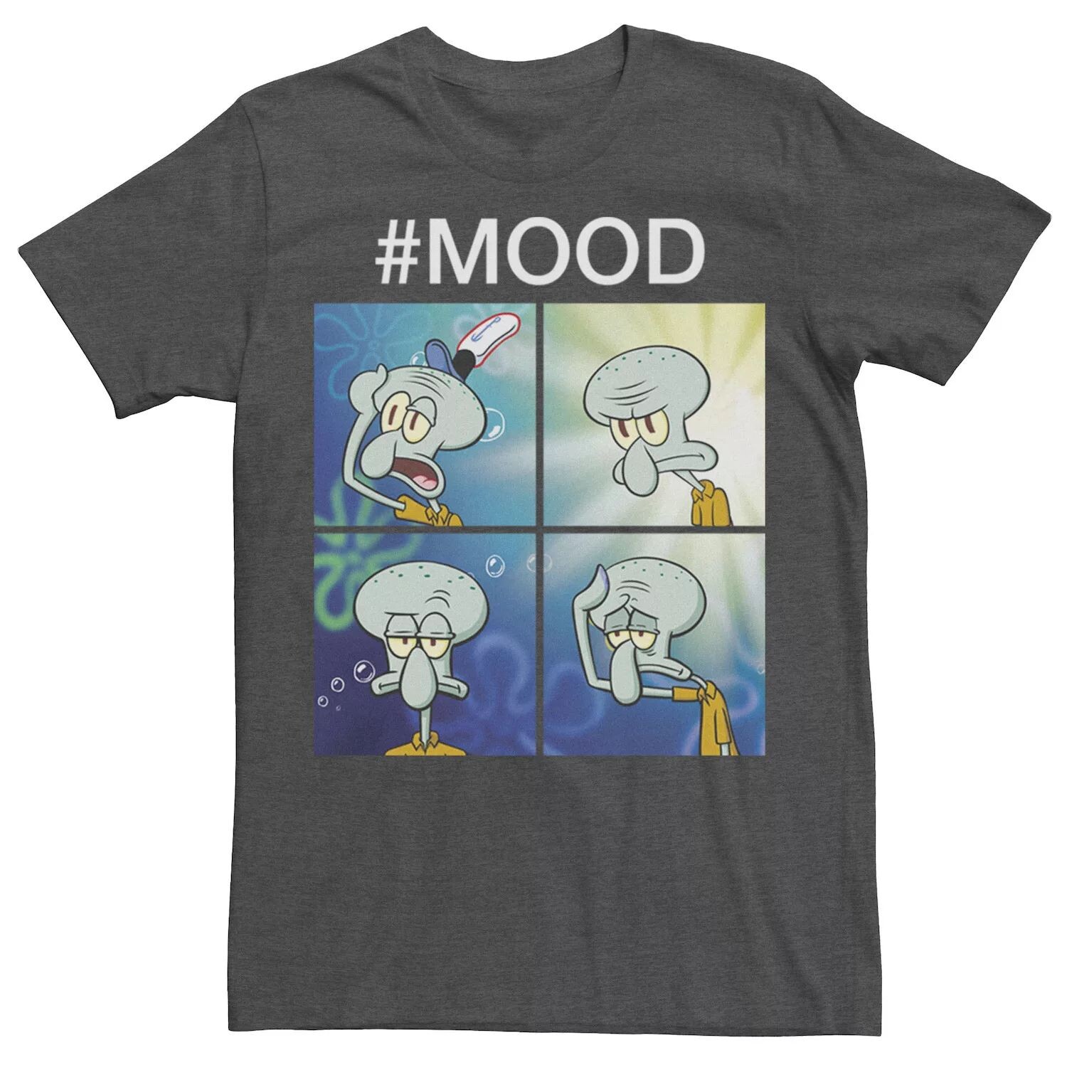 Мужская футболка с рисунком SpongeBob SquarePants Squidward Mood Nickelodeon 
Мужская футболка с рисунком SpongeBob SquarePants Squidward Mood Nickelodeon