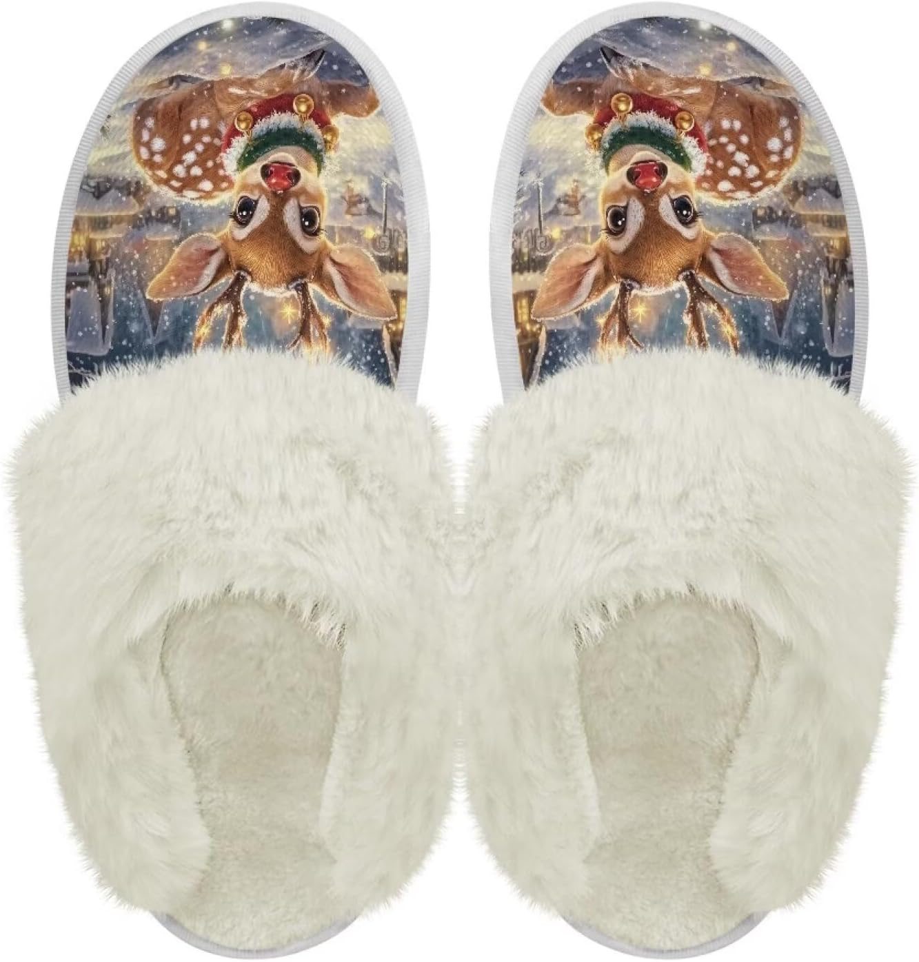 Хлопковые тапочки PJHEQOXE с пушистыми краями, домашние тапочки для дома и улицы, хлопковые тапочки унисекс, Elk
Хлопковые тапочки PJHEQOXE с пушистыми краями, домашние тапочки для дома и улицы, хлопковые тапочки унисекс, Elk