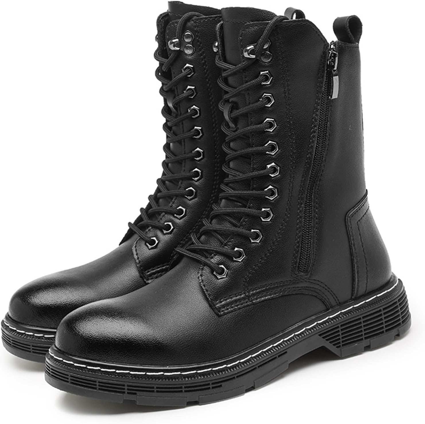 Мужские кожаные байкерские ботинки NEGYANME в винтажном стиле на шнуровке, водонепроницаемые и противоскользящие с боковой молнией, ботинки, подходят для езды, работы и занятий спортом на улице, черный
Мужские кожаные байкерские ботинки NEGYANME в винтажном стиле на шнуровке, водонепроницаемые и противоскользящие с боковой молнией, ботинки, подходят для езды, работы и занятий спортом на улице, черный