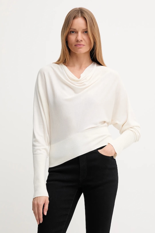 Шелковый свитер United Colors Of Benetton, бежевый
Шелковый свитер United Colors Of Benetton, бежевый