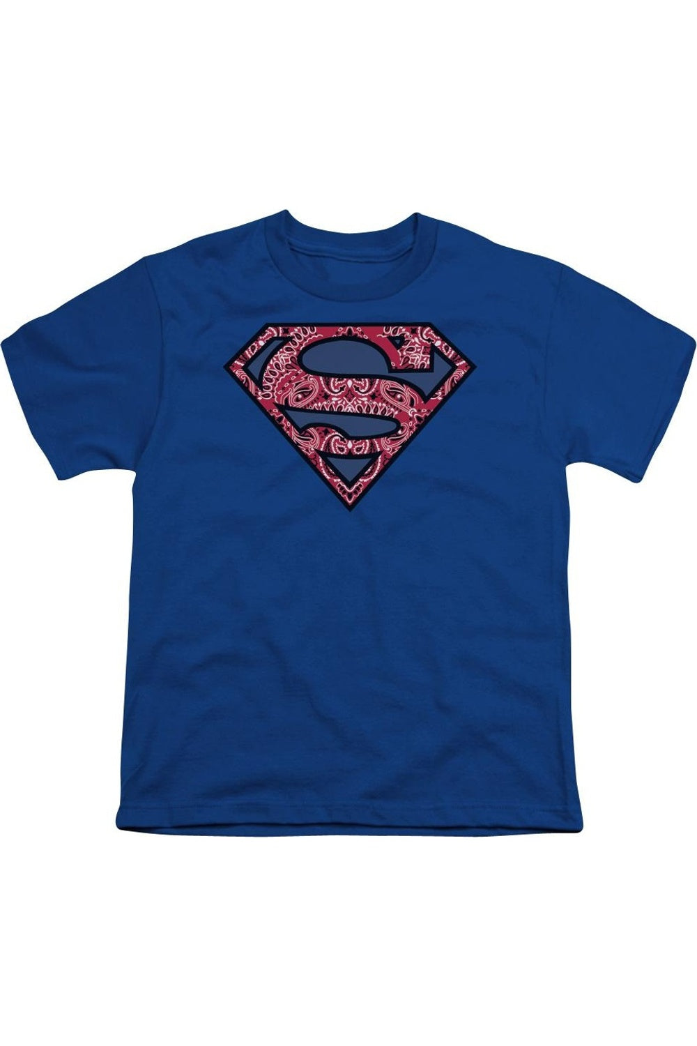 Футболка с коротким рукавом для детей "Superman" с узором пейсли и щитом Gildan, синий
Футболка с коротким рукавом для детей "Superman" с узором пейсли и щитом Gildan, синий