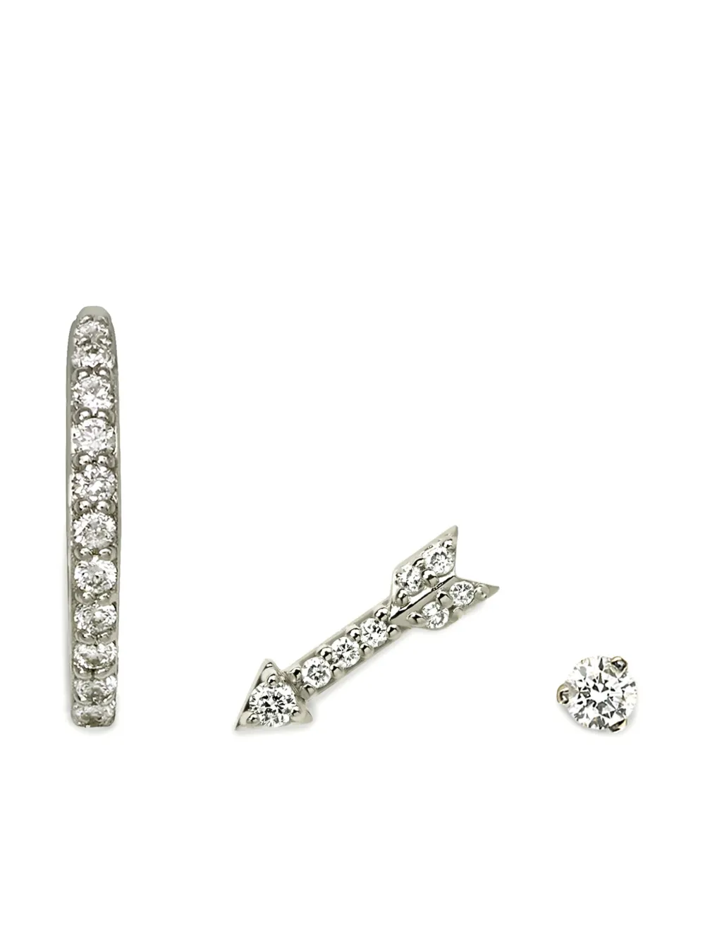 Серьги The Corporate Chic из белого золота с бриллиантами Lark & Berry, серебяный
Серьги The Corporate Chic из белого золота с бриллиантами Lark & Berry, серебяный