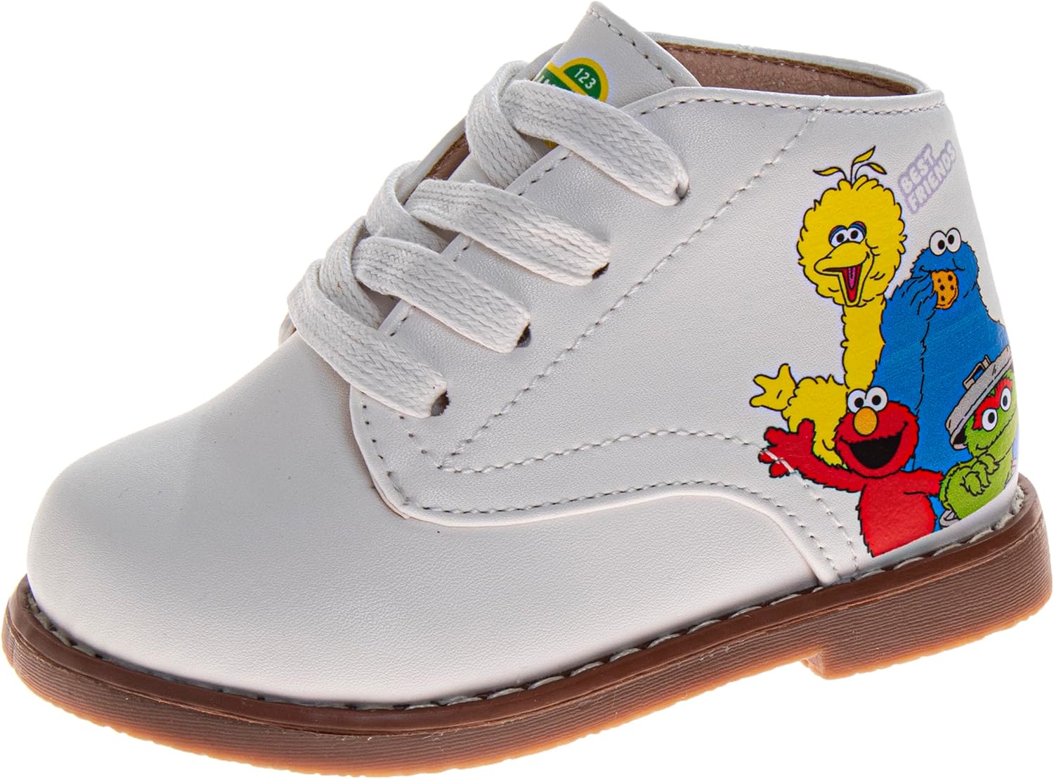 JOSMO Baby Boys Girls Unisex Walking Shoes First Step Walker Lightweight Synthetic Non-Slip High top (Infant-Toddler), White - Sesame Street
JOSMO Baby Boys Girls Unisex Walking Shoes First Step Walker Lightweight Synthetic Non-Slip High top (Infant-Toddler), White - Sesame Street