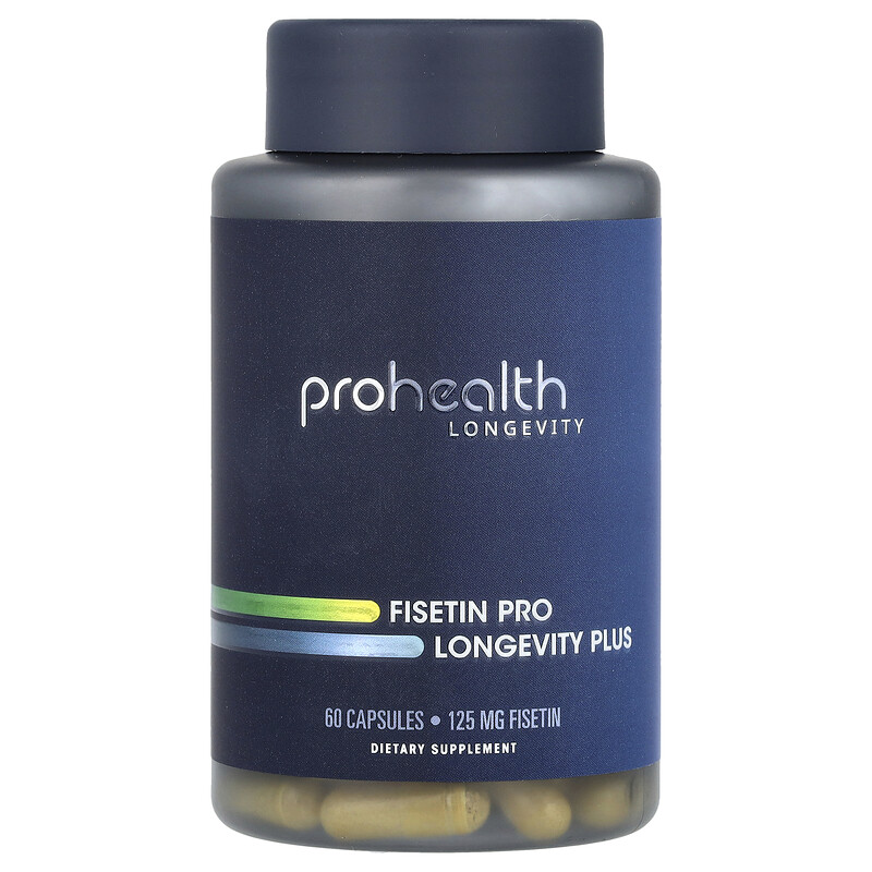 ProHealth Longevity, Fisetin Pro Longevity Plus, 60 капсул
ProHealth Longevity, Fisetin Pro Longevity Plus, 60 капсул