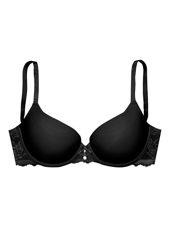 Бюстгальтер на косточках LASCANA, черный
Бюстгальтер на косточках LASCANA, черный
