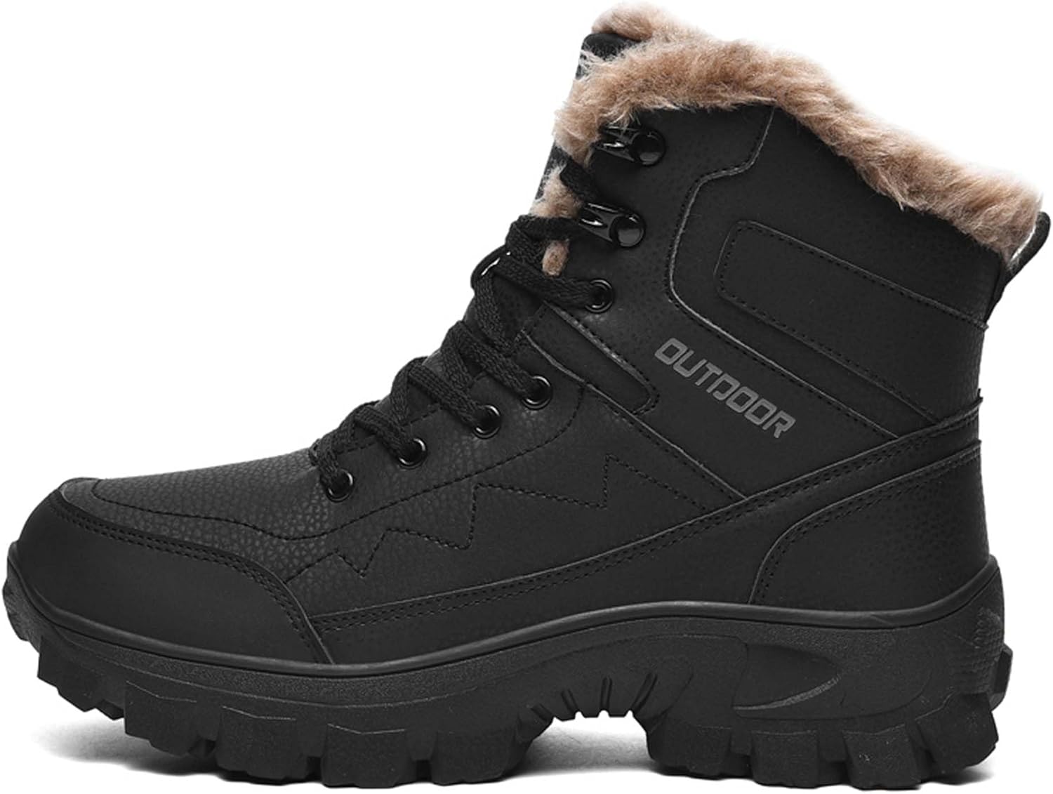 Зимние зимние ботинки, большие походные ботинки для улицы, толстые и теплые хлопковые туфли Generic, черный
Зимние зимние ботинки, большие походные ботинки для улицы, толстые и теплые хлопковые туфли Generic, черный