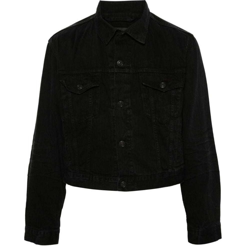Джинсовая куртка унисекс черная Balenciaga, черный
Джинсовая куртка унисекс черная Balenciaga, черный