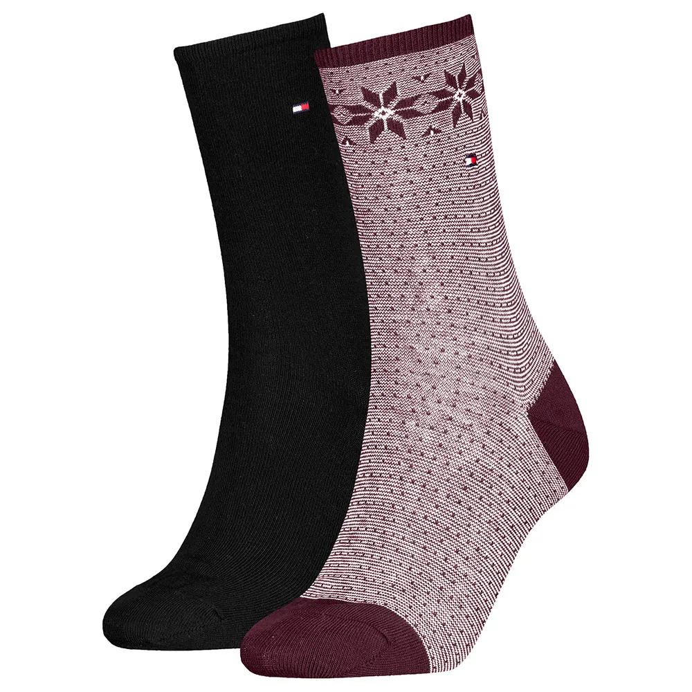 Носки 2 шт Tommy Hilfiger Fair Isle, черный 
Носки 2 шт Tommy Hilfiger Fair Isle, черный