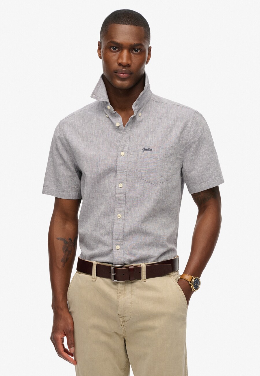 Рубашка на пуговицах Comfort fit Superdry City, Basalt Grey
Рубашка на пуговицах Comfort fit Superdry City, Basalt Grey