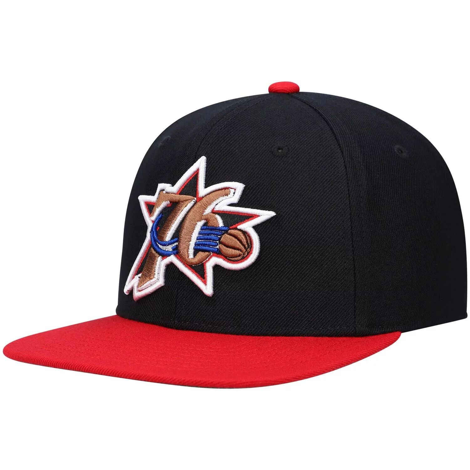 Мужская двухцветная кепка Snapback 2.0 Mitchell & Ness Black/Red Philadelphia 76ers Hardwood Classics Team
Мужская двухцветная кепка Snapback 2.0 Mitchell & Ness Black/Red Philadelphia 76ers Hardwood Classics Team