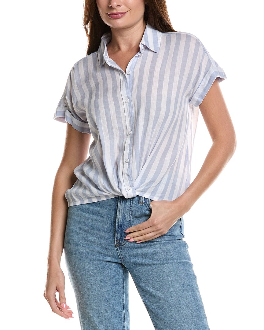 LOLA RIVER Рубашка из льняной смеси в полоску, синий
LOLA RIVER Рубашка из льняной смеси в полоску, синий