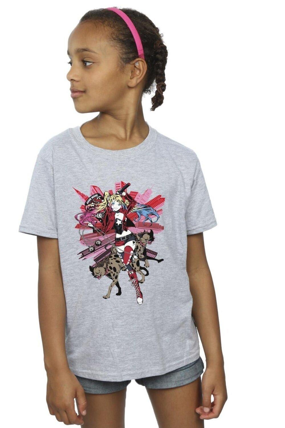 Хлопковая футболка Harley Quinn Hyenas DC Comics, серый
Хлопковая футболка Harley Quinn Hyenas DC Comics, серый