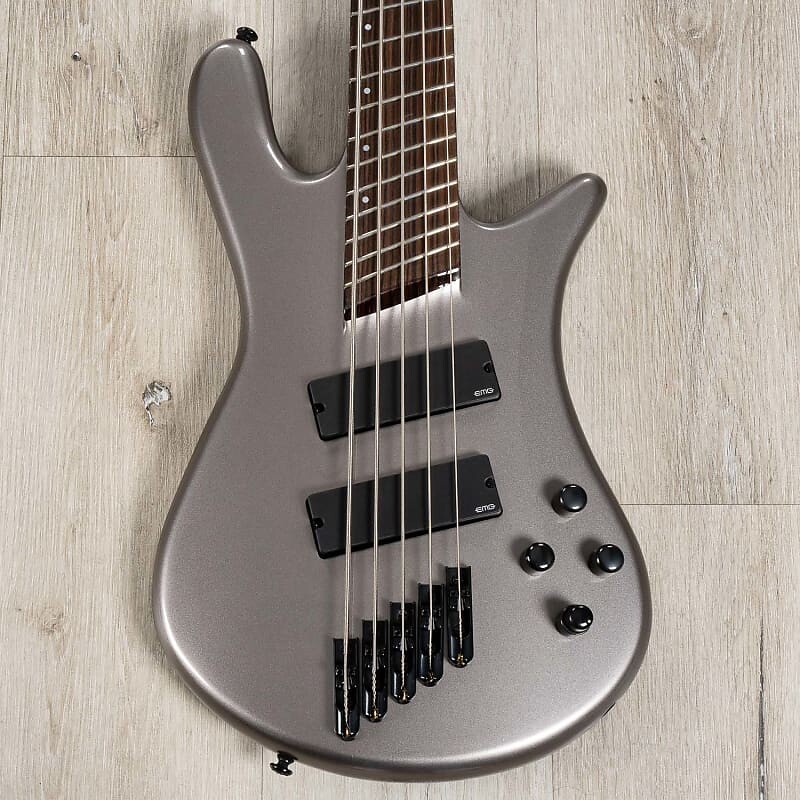 Басс гитара Spector NS Dimension 5 HP Multi-Scale 5-String Bass, Ebony Fretboard, EMG 45DC, Gunmetal Gloss
Басс гитара Spector NS Dimension 5 HP Multi-Scale 5-String Bass, Ebony Fretboard, EMG 45DC, Gunmetal Gloss