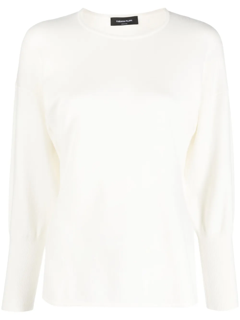 Свитер с узкими манжетами Fabiana Filippi, белый
Свитер с узкими манжетами Fabiana Filippi, белый