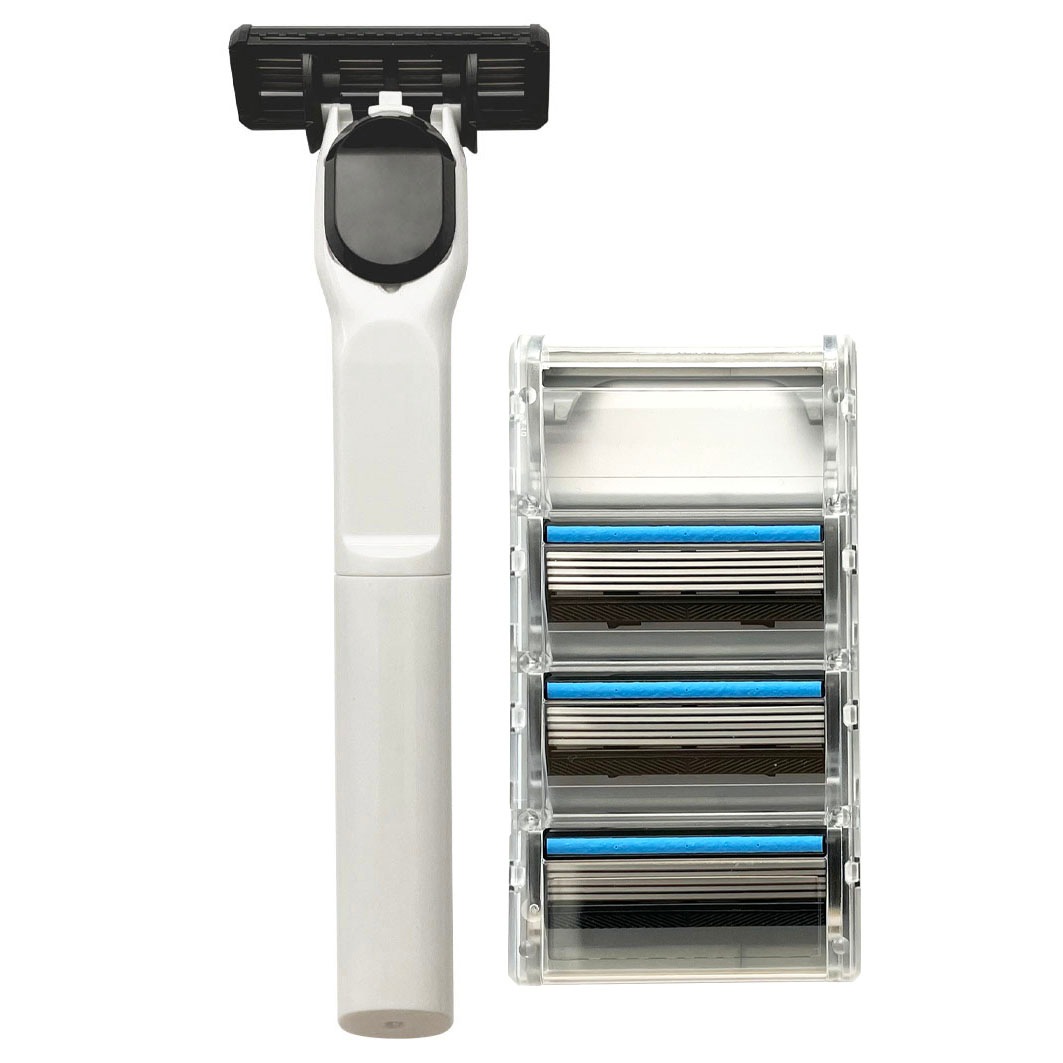 Бритва set: designgriff mit 4 klingen Shavemebaby, weiß, количество 1 шт.
Бритва set: designgriff mit 4 klingen Shavemebaby, weiß, количество 1 шт.
