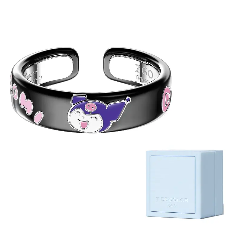 Кольцо Kulomi Kuromi в стиле urban chic, креативный дизайн, мерч IP Sanrio
Кольцо Kulomi Kuromi в стиле urban chic, креативный дизайн, мерч IP Sanrio