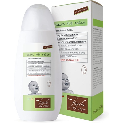 Детская присыпка Fiocchi di Riso Talcum Powder for Sweating and Mosquitoes 120ml
Детская присыпка Fiocchi di Riso Talcum Powder for Sweating and Mosquitoes 120ml