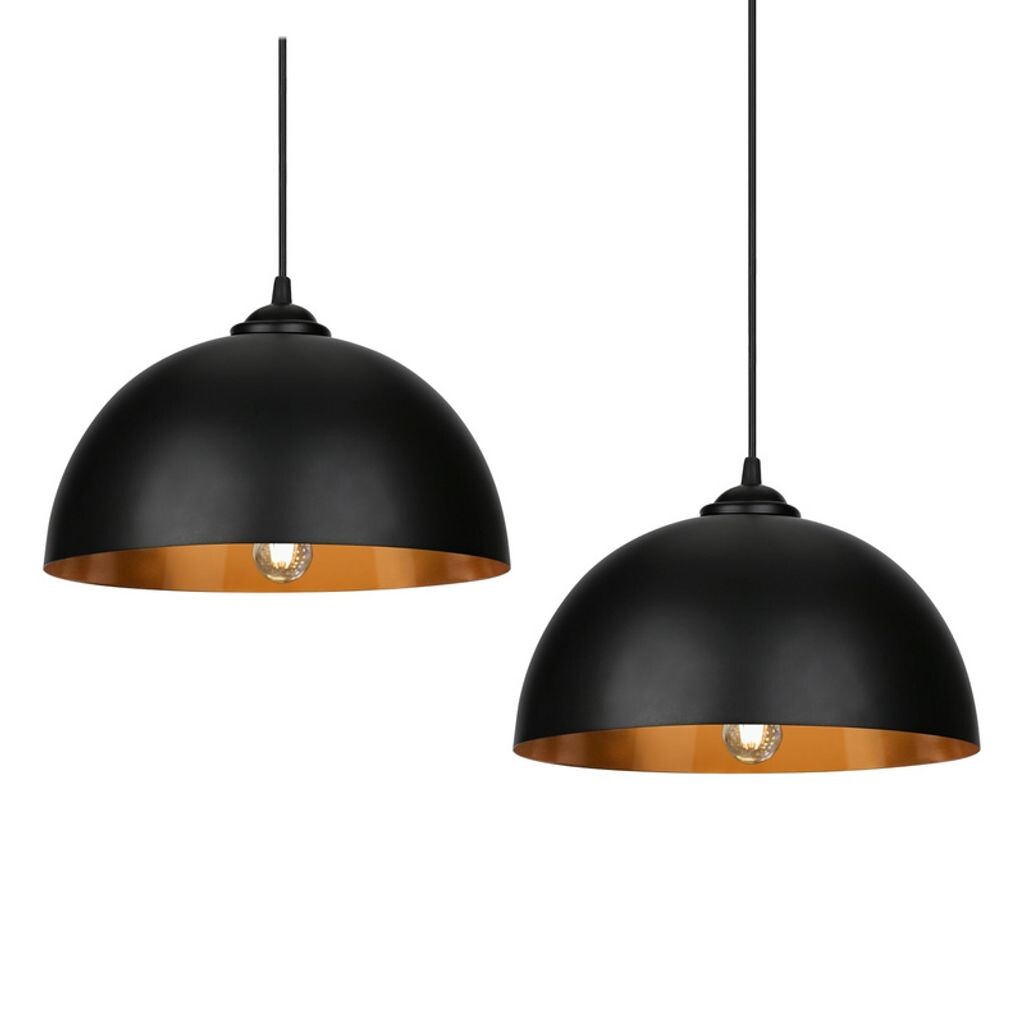 Комплект подвесных светильников Jiubiaz из 2 шт. - LED/Ø30см/E27, железо, черное золото - потолочный светильник, подвесной светильник, подвесной светильник, индустриальный/винтажный дизайн для столовой, черный
Комплект подвесных светильников Jiubiaz из 2 шт. - LED/Ø30см/E27, железо, черное золото - потолочный светильник, подвесной светильник, подвесной светильник, индустриальный/винтажный дизайн для столовой, черный
