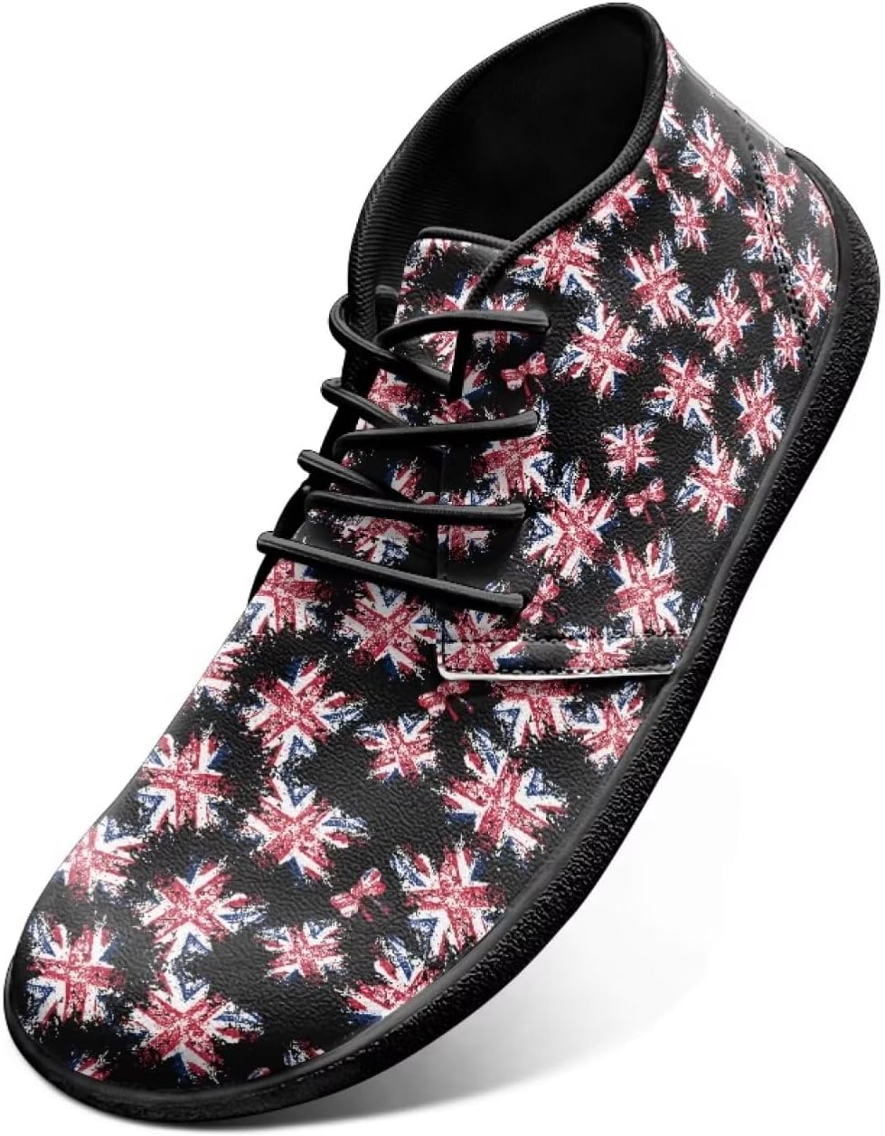 Повседневные кроссовки Jeiento с резиновой подошвой и нулевым перепадом высоты подошвы, с флагом США, British Flag Themed
Повседневные кроссовки Jeiento с резиновой подошвой и нулевым перепадом высоты подошвы, с флагом США, British Flag Themed