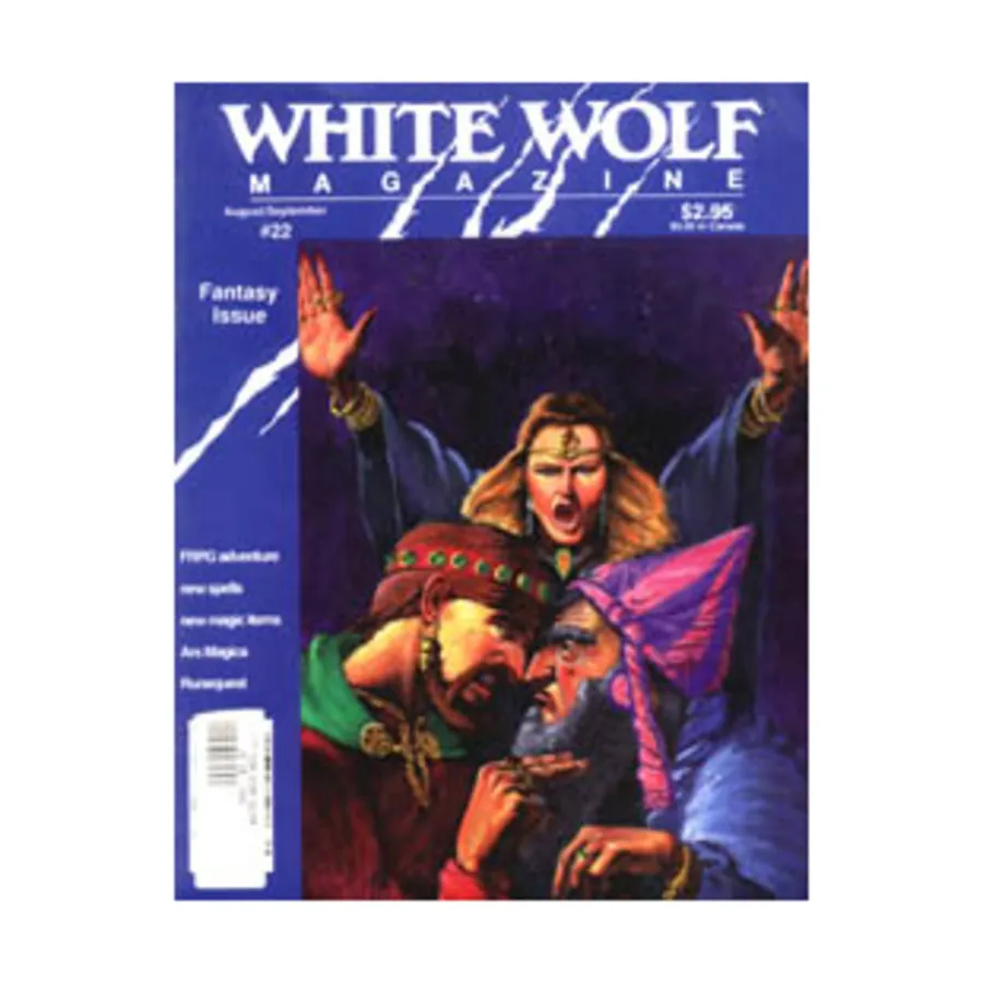 Журнал #22 "Class Reunion - FRPG Adventure, RuneQuest, Ars Magica", White Wolf Magazine
Журнал #22 "Class Reunion - FRPG Adventure, RuneQuest, Ars Magica", White Wolf Magazine