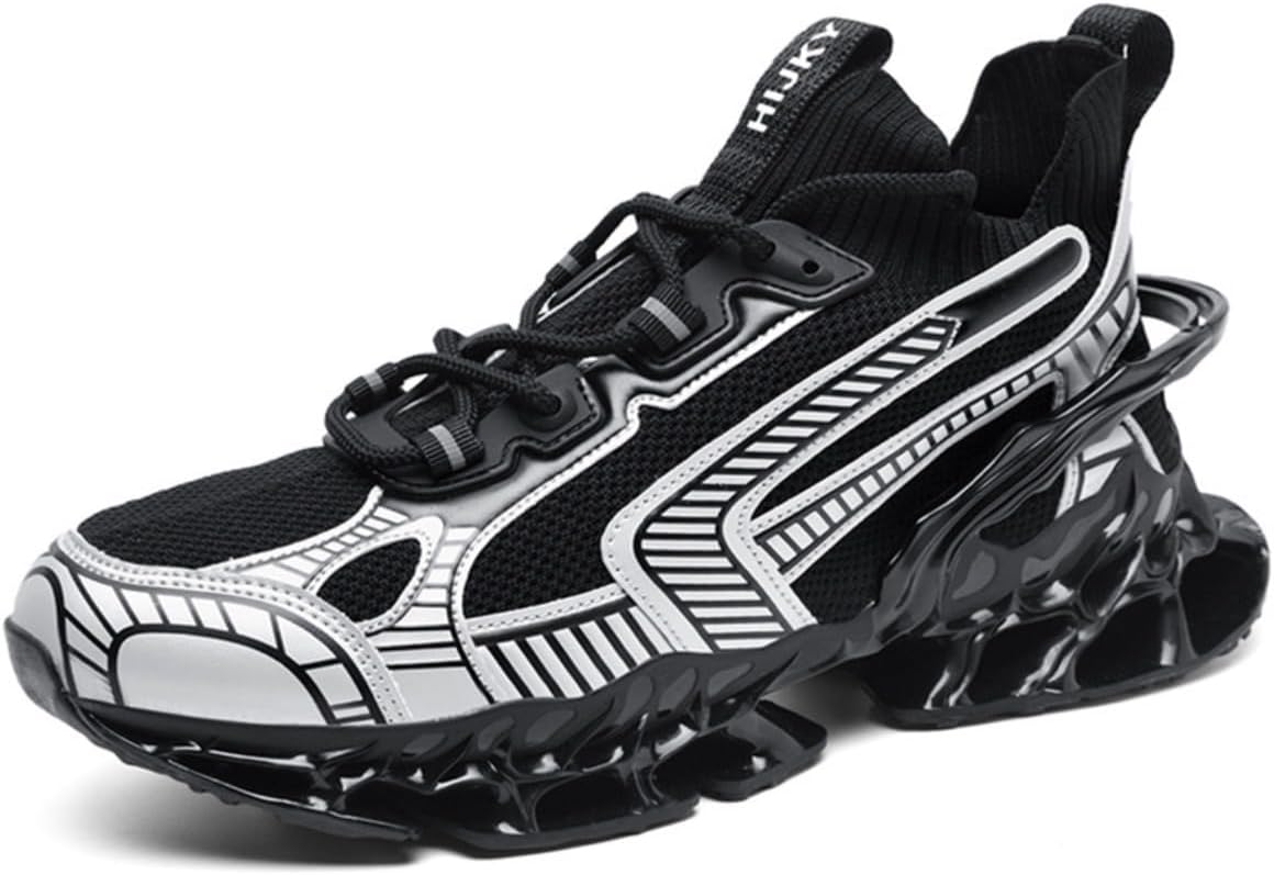 Кроссовки с дышащей подошвой Blade для мужчин, амортизирующие, с полосками, для бега, тренировок, хайкинга и повседневной носки, комфорт и стиль на весь сезон Zixcplaz, черный
Кроссовки с дышащей подошвой Blade для мужчин, амортизирующие, с полосками, для бега, тренировок, хайкинга и повседневной носки, комфорт и стиль на весь сезон Zixcplaz, черный