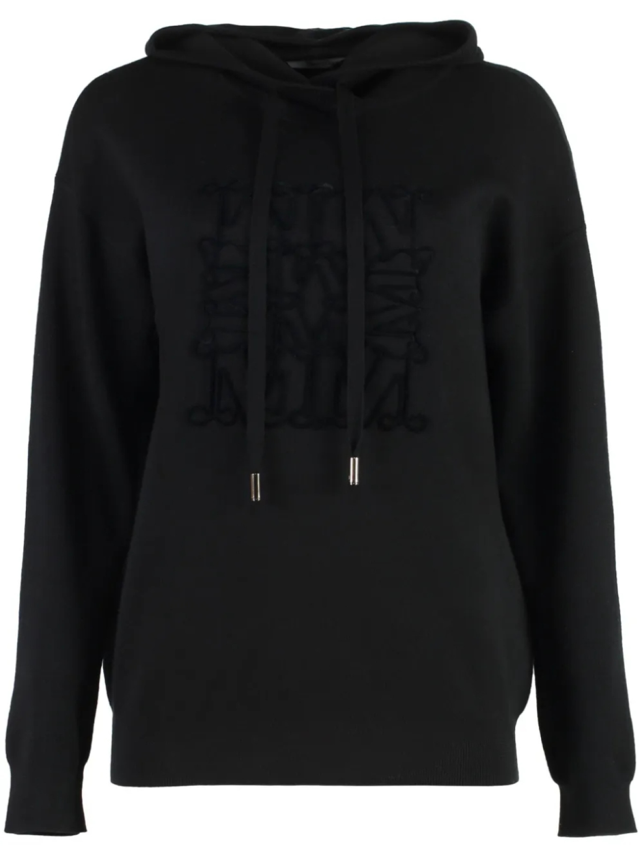 Max Mara шерстяной джемпер с капюшоном, черный
Max Mara шерстяной джемпер с капюшоном, черный