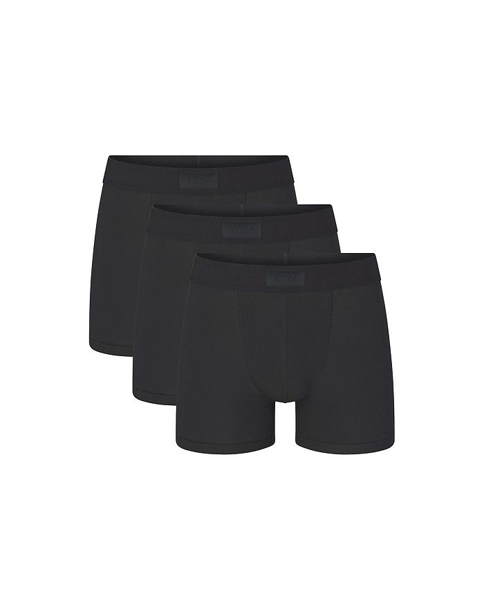 Эластичные хлопковые трусы-боксеры 3", 3 шт. SKIMS, черный
Эластичные хлопковые трусы-боксеры 3", 3 шт. SKIMS, черный