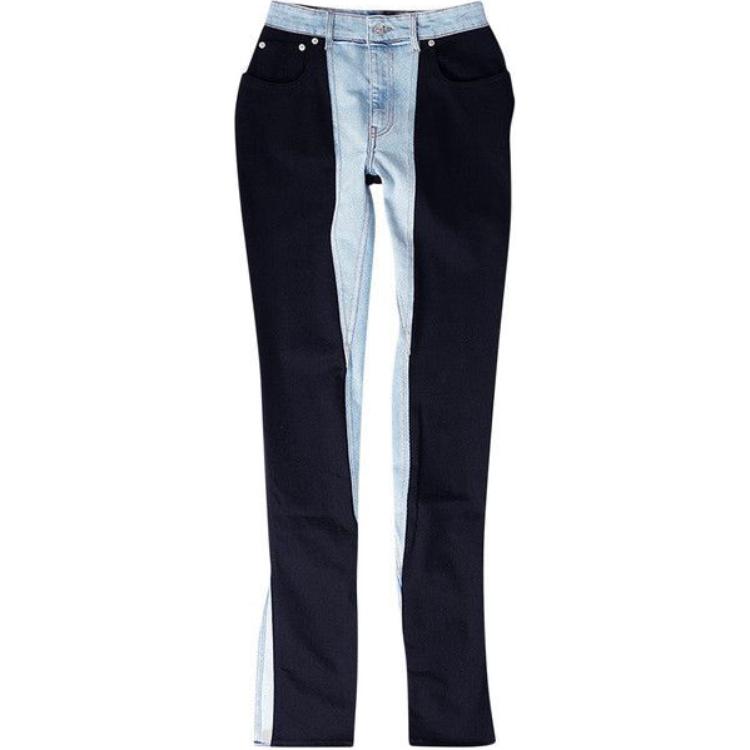 Панельные расклешенные джинсы Mugler, синие
Панельные расклешенные джинсы Mugler, синие