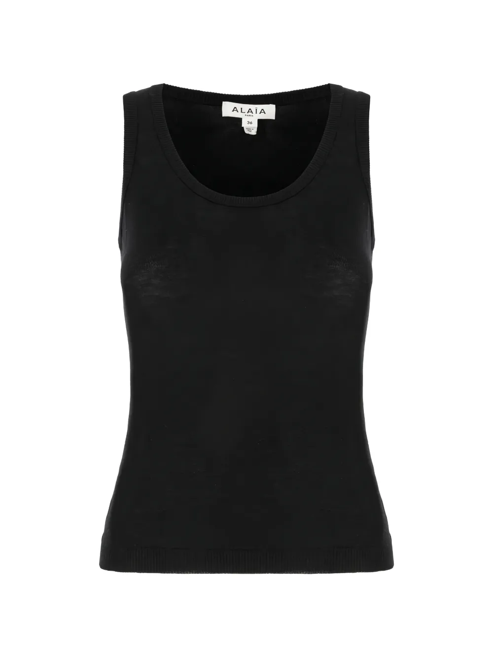 Топ в рубчик Alaïa, черный
Топ в рубчик Alaïa, черный