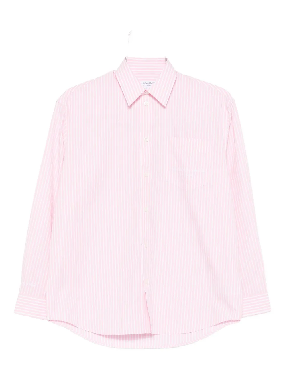 Полосатая хлопковая рубашка Sporty & Rich, розовый
Полосатая хлопковая рубашка Sporty & Rich, розовый