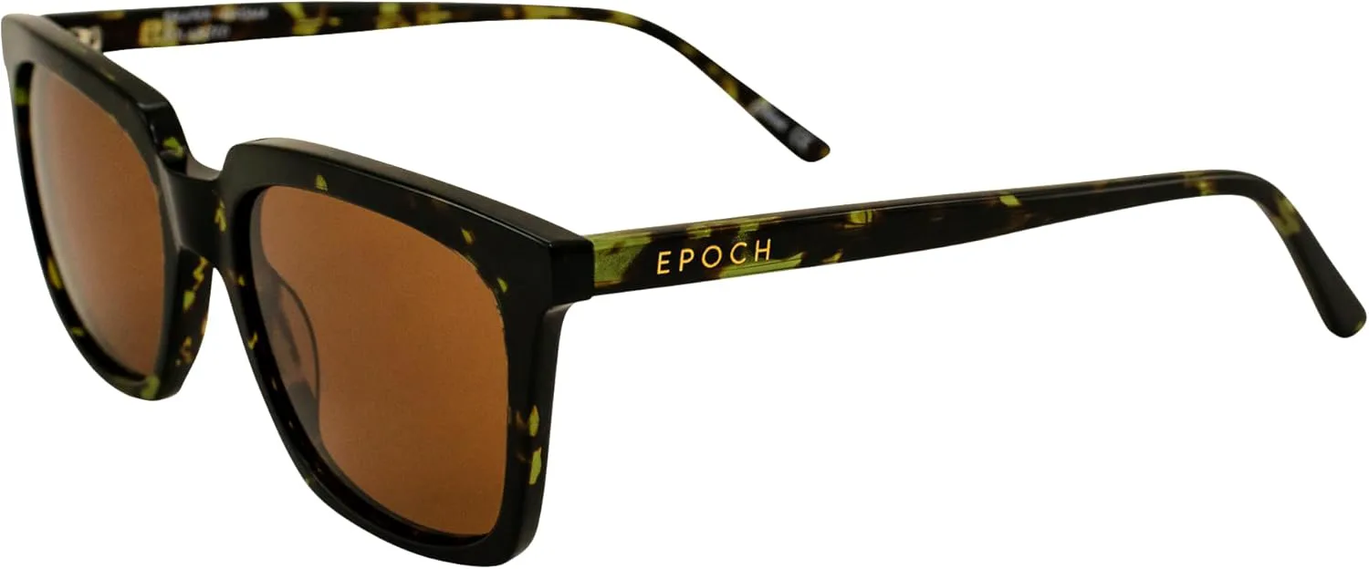 Поляризованные солнцезащитные очки Epoch Eyewear Draper для женщин и мужчин, классическая посадка, зеленая полуободковая оправа с коричневыми линзами, Demi-brown
Поляризованные солнцезащитные очки Epoch Eyewear Draper для женщин и мужчин, классическая посадка, зеленая полуободковая оправа с коричневыми линзами, Demi-brown