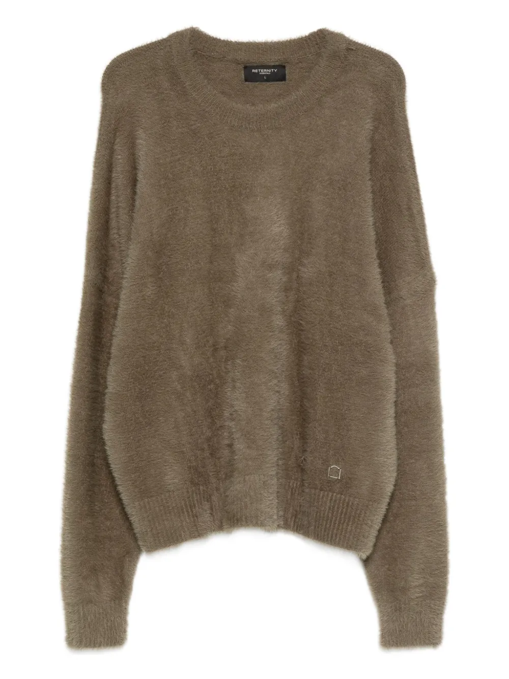 Свитер с круглым вырезом и нашивкой-логотипом Reternity, зеленый
Свитер с круглым вырезом и нашивкой-логотипом Reternity, зеленый