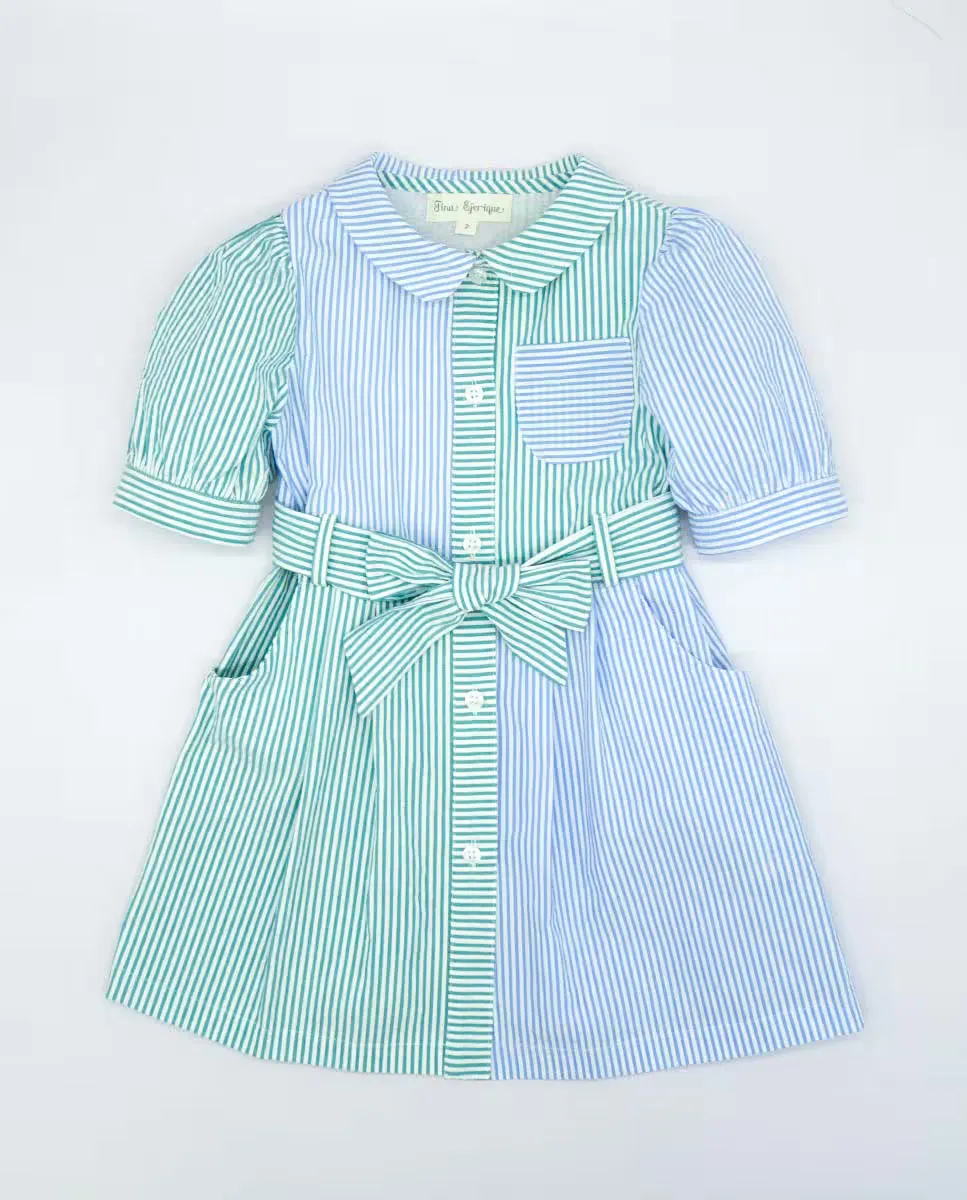 Платье в полоску в стиле колор-блок для малышки Fina Ejerique, многоцветный
Платье в полоску в стиле колор-блок для малышки Fina Ejerique, многоцветный