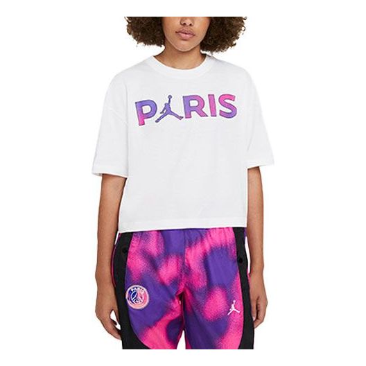 Футболка (WMNS) Air Jordan Paris Saint-Germain Printing Short Sleeve White
Футболка (WMNS) Air Jordan Paris Saint-Germain Printing Short Sleeve White