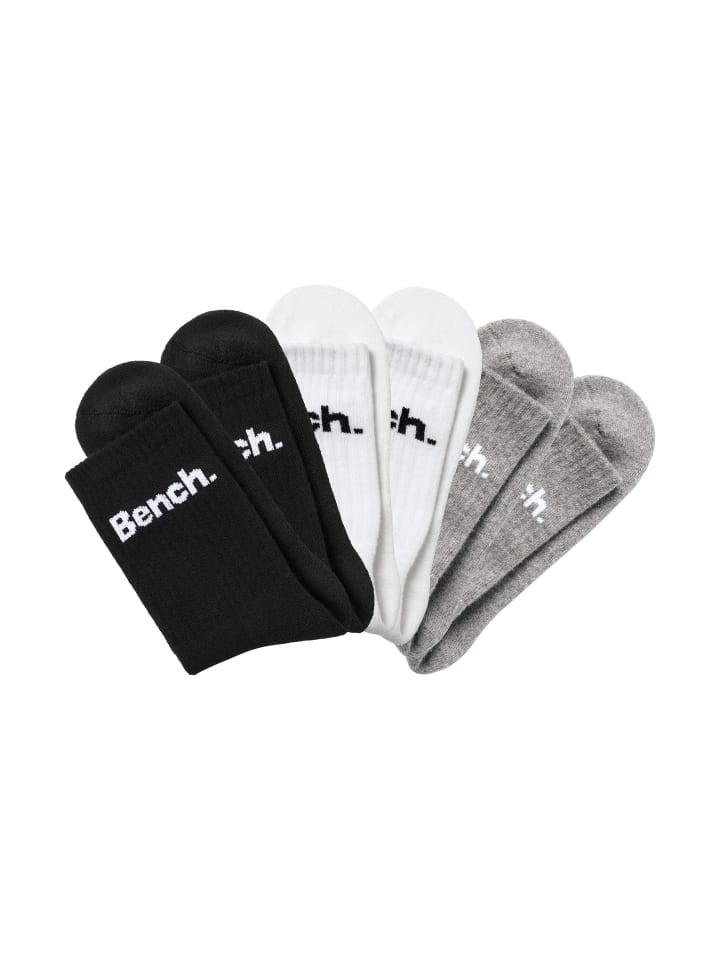 Bench Теннисные носки: 2 шт. черные, 2 шт. белые, 2 шт. серые меланжевые
Bench Теннисные носки: 2 шт. черные, 2 шт. белые, 2 шт. серые меланжевые