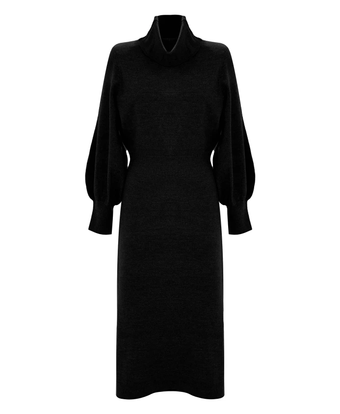 Стильное базовое платье с уникальными деталями. Kocca, черный
Стильное базовое платье с уникальными деталями. Kocca, черный