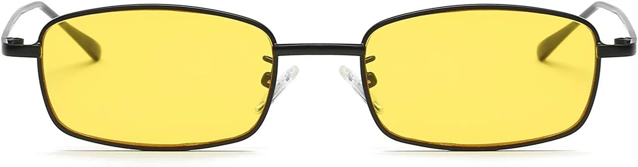 Солнцезащитные очки FEISEDY винтажные, маленькие, прямоугольные, женские и мужские, в стиле ретро, квадратная металлическая оправа, модель B2295, Black/Yellow
Солнцезащитные очки FEISEDY винтажные, маленькие, прямоугольные, женские и мужские, в стиле ретро, квадратная металлическая оправа, модель B2295, Black/Yellow