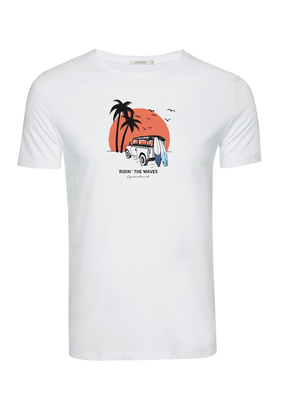 Рубашка GREENBOMB Nature Car Surf, белый
Рубашка GREENBOMB Nature Car Surf, белый