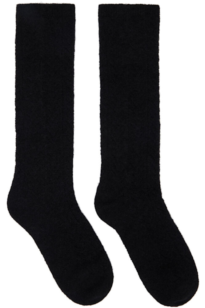 Черные носки из мохера Valentino
Черные носки из мохера Valentino