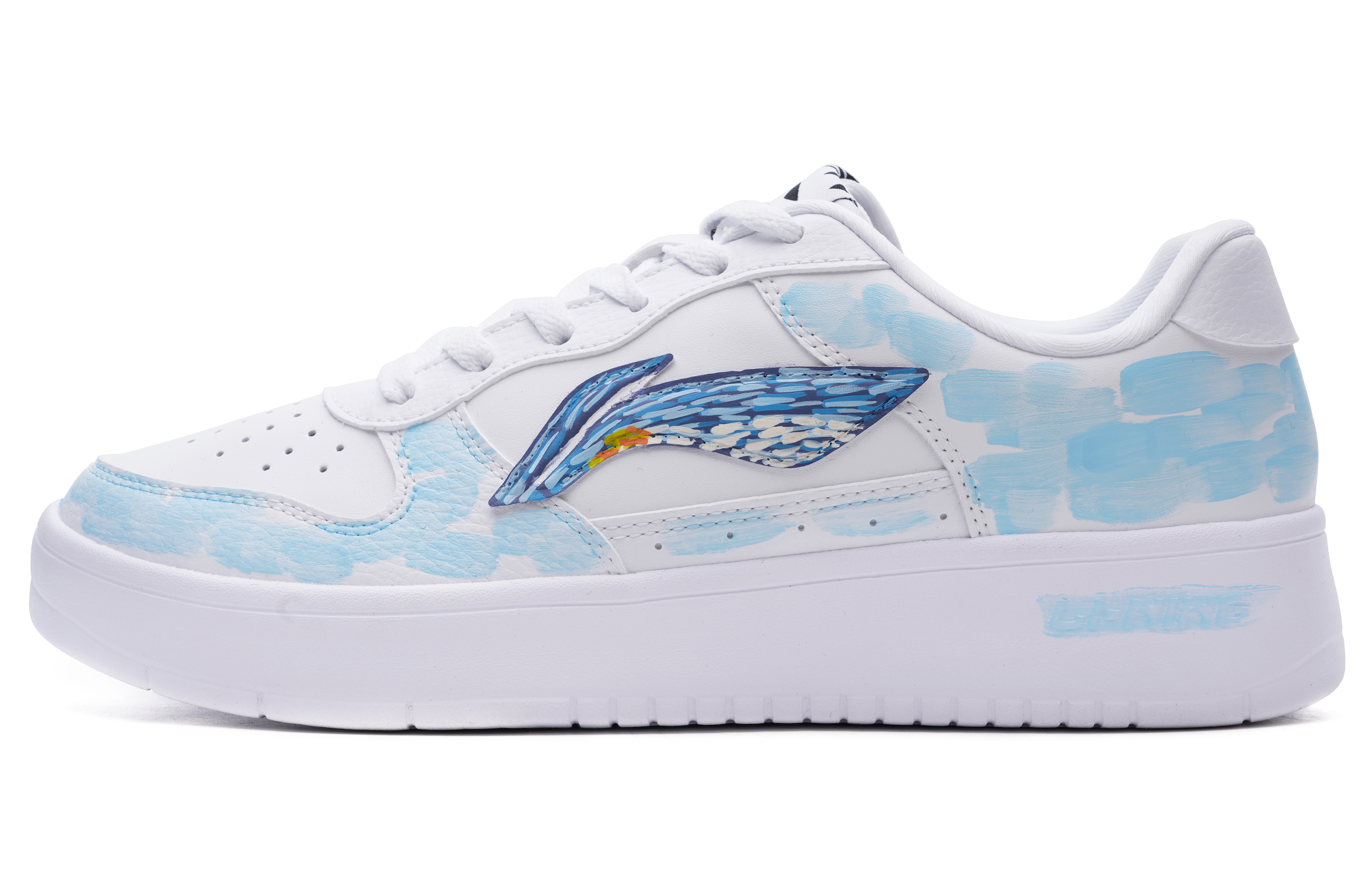 LINING Кроссовки для скейтборда Pontoon Boats, устойчивые к истиранию, с низким верхом, мужские, белые, синие
LINING Кроссовки для скейтборда Pontoon Boats, устойчивые к истиранию, с низким верхом, мужские, белые, синие