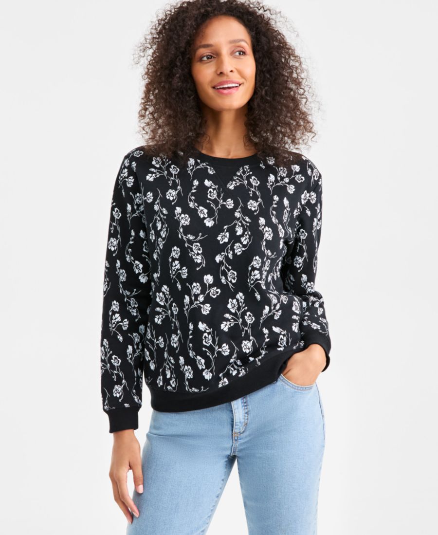 Укороченная толстовка с длинными рукавами, эксклюзивно от Macy's Style & Co, Deep Black Combo
Укороченная толстовка с длинными рукавами, эксклюзивно от Macy's Style & Co, Deep Black Combo