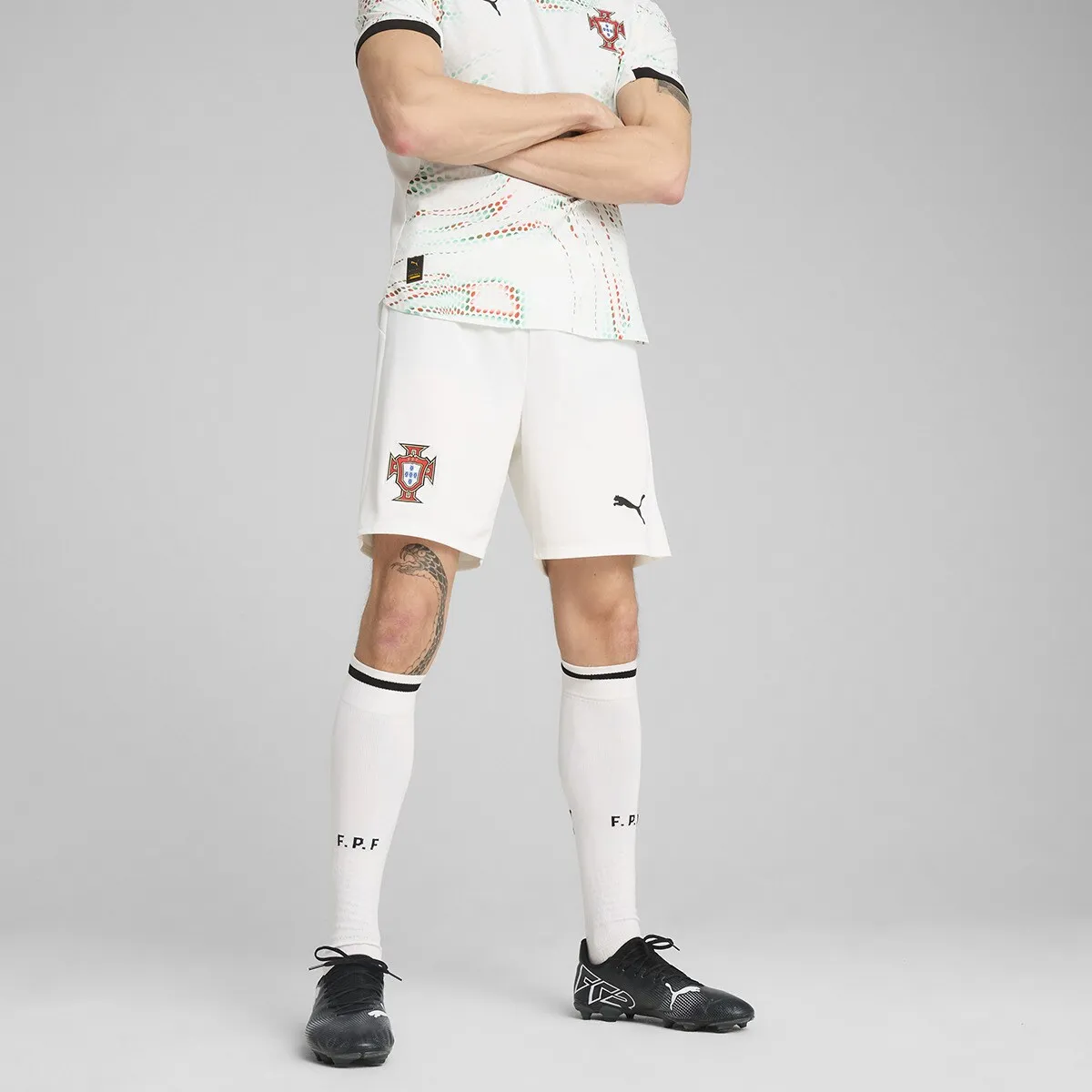 Португалия FPF Puma Мужские шорты, белый
Португалия FPF Puma Мужские шорты, белый