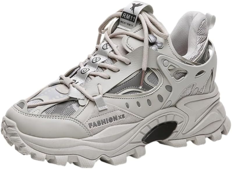 Мужские модные массивные кроссовки однотонные, Противоскользящие повседневные шнурованные туфли с мягкой подошвой, Обувь для активного отдыха Hoalox, серый
Мужские модные массивные кроссовки однотонные, Противоскользящие повседневные шнурованные туфли с мягкой подошвой, Обувь для активного отдыха Hoalox, серый