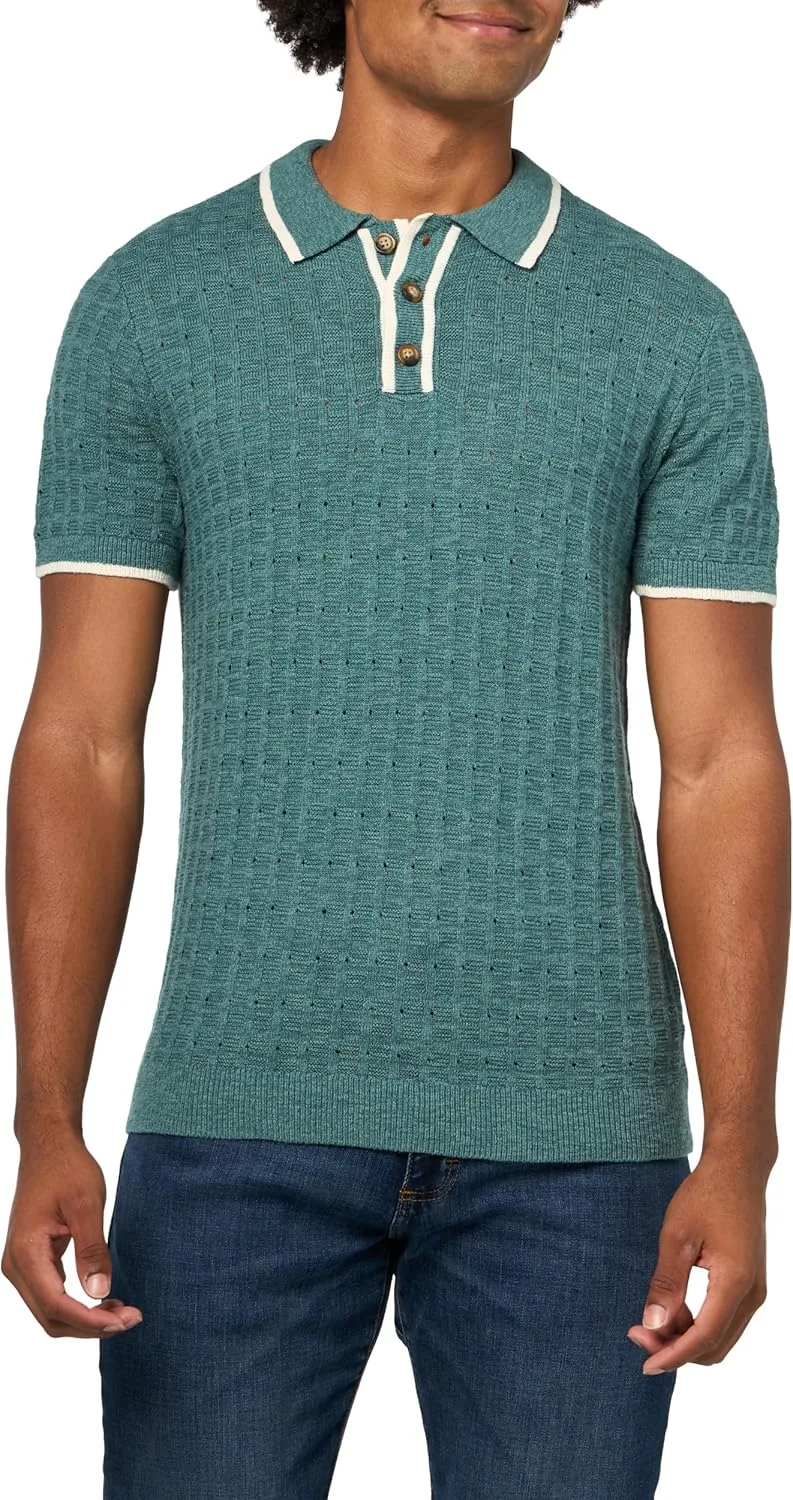 Lucky Brand мужская короткая рукав tipped polo свитер
Lucky Brand мужская короткая рукав tipped polo свитер