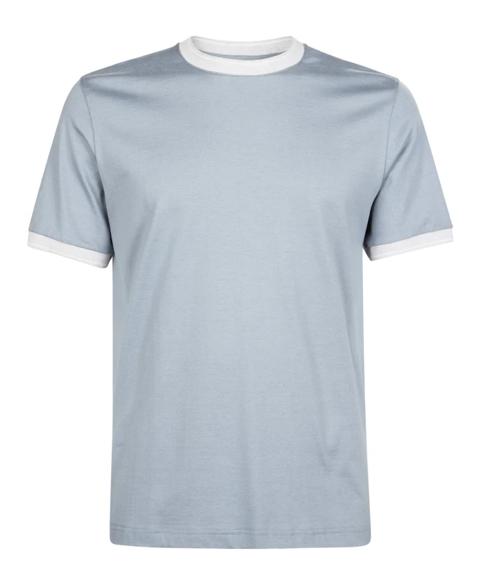 Классическая футболка из хлопкового трикотажа с круглым вырезом Eleventy, синий
Классическая футболка из хлопкового трикотажа с круглым вырезом Eleventy, синий