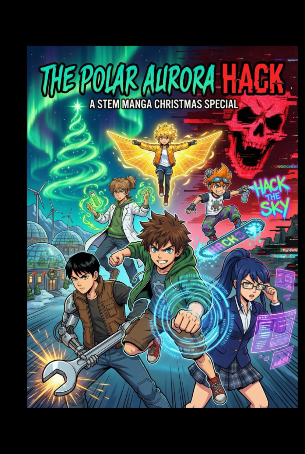 The Polar Aurora Hack - A STEM Manga Christmas Special (STEM Manga (Adventure + Educational)) (Independently published)
The Polar Aurora Hack - A STEM Manga Christmas Special (STEM Manga (Adventure + Educational)) (Independently published)