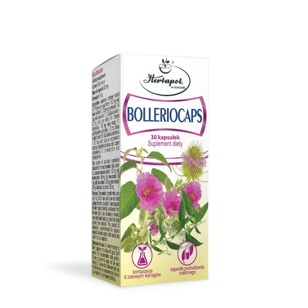 БАД, Гербапол, Боллериокапс, 30 капсул Herbapol Kraków
БАД, Гербапол, Боллериокапс, 30 капсул Herbapol Kraków
