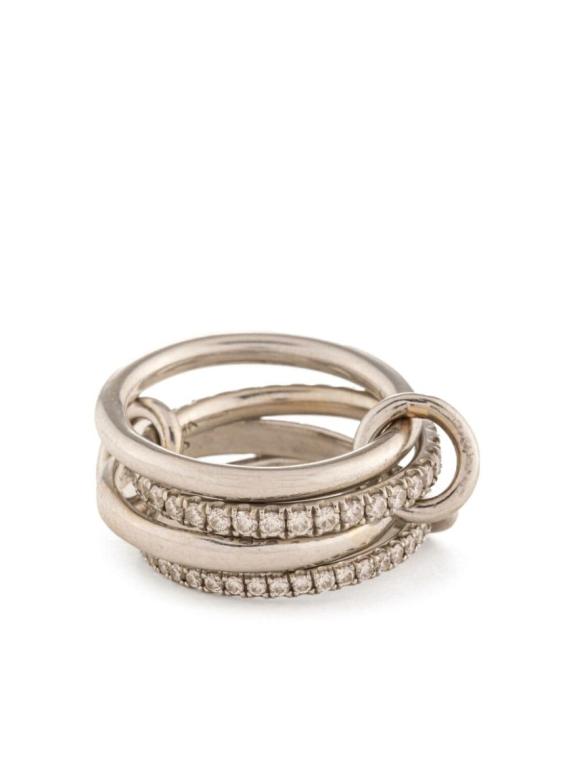 Кольцо Polaris из белого золота с бриллиантами Spinelli Kilcollin, белый
