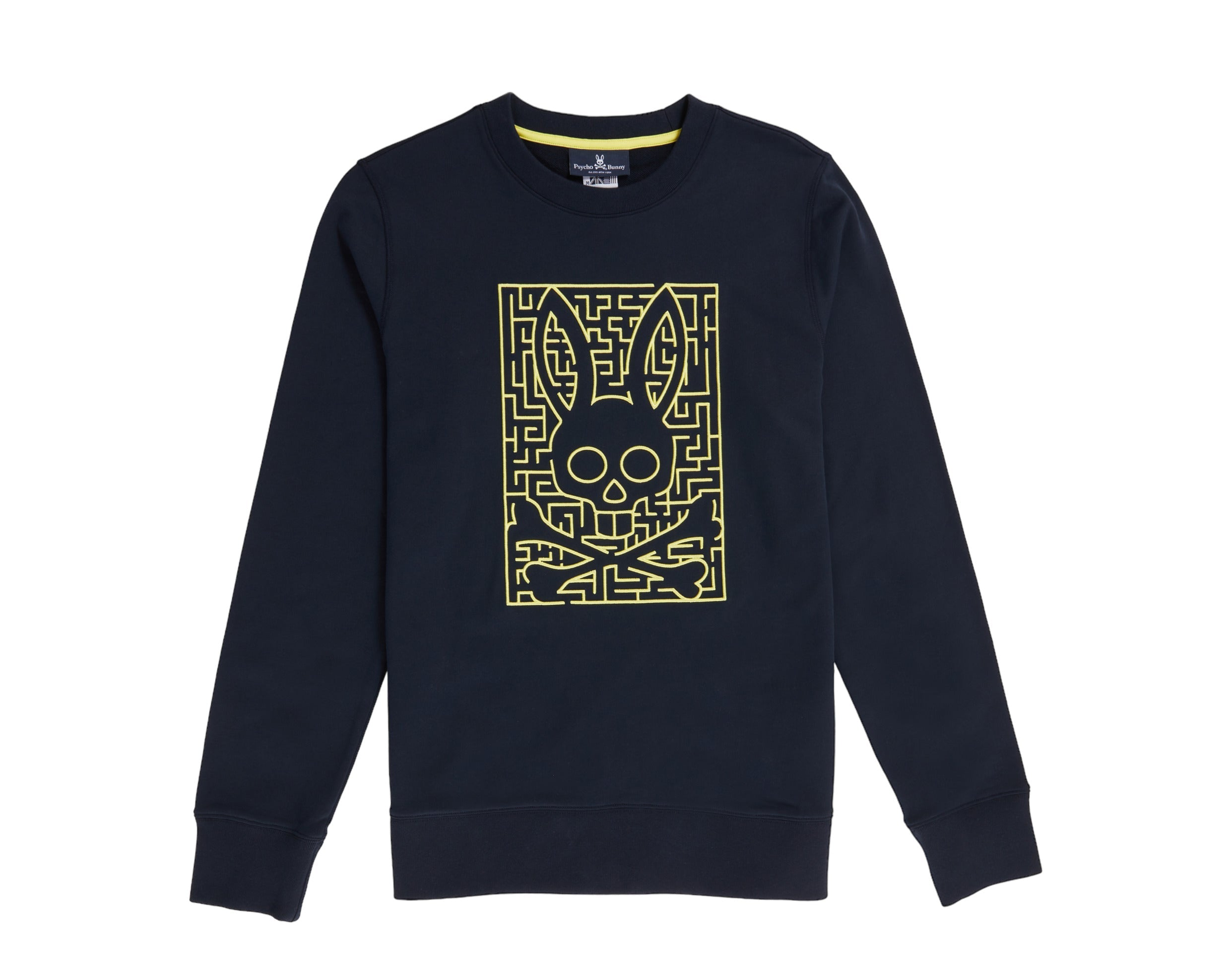 Мужская темно-синяя толстовка с вышивкой Pisani Psycho Bunny B6S712X1FT-NVY
Мужская темно-синяя толстовка с вышивкой Pisani Psycho Bunny B6S712X1FT-NVY