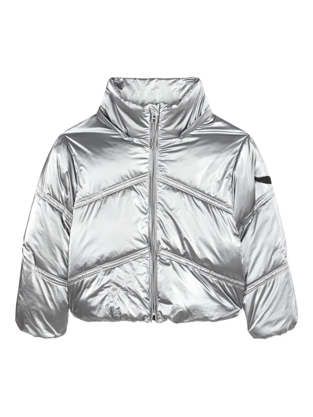 Пуховик с эффектом металлик Zadig & Voltaire Kids, серебяный
Пуховик с эффектом металлик Zadig & Voltaire Kids, серебяный